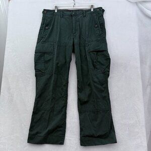 Polo Ralph Lauren Cargo Pants Mens 36x30 Green Paratrooper Military Hiking Relax